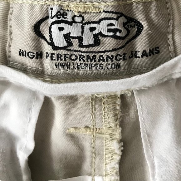 Lee Pipes Women's Short Vintage High Performance Jeans Sz M - Picture 5 of 6